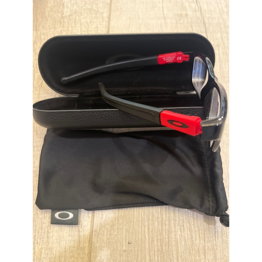Oakley Marshal XS Kids Eyeglasses Polished Black Red OY8005-0347 47-14 128 Case